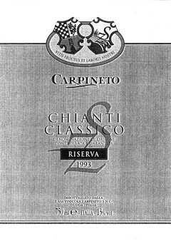 CARPINETO ZS CHIANTI CLASSICO