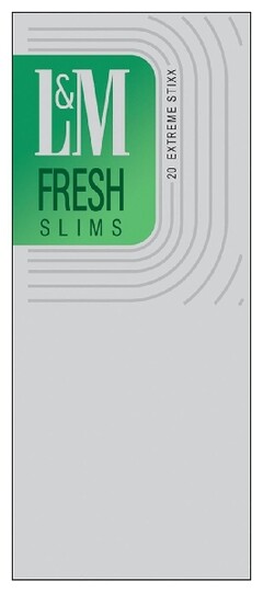 L & M FRESH SLIMS 20 EXTREME STIXX