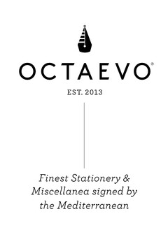 OCTAEVO EST. 2013  Finest Stationery & Miscellanea signed by the Mediterranean