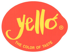 yello THE COLOR OF TASTE