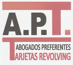 A.P.T. ABOGADOS PREFERENTES TARJETAS REVOLVING