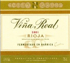 Viña Real 2001 RIOJA FERMENTADO EN BARRICA