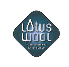 Lotus Wool Wasser und Schmutz perlen einfach ab