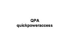 QPA quickpoweraccess