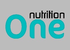 ONE NUTRITION