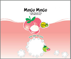 MOGU MOGU Lychee Flavored Drink with Nata de Coco Gotta Chew