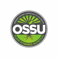 OSSU PLANT POWERED NUTRITION ORGANIC SPORT SPIRITUALITY UNLIMITED