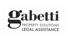 gabetti PROPERTY SOLUTIONS LEGAL ASISTANCE