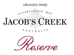 ORLANDO WINES ESTABLISHED 1847 JACOB'S CREEK AUSTRALIA Reserve