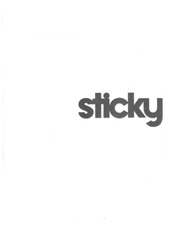 sticky