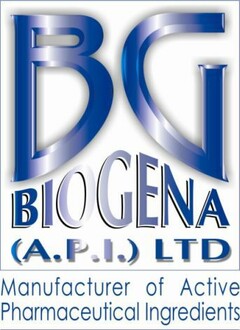 BG BIOGENA (A.P.I.) Manufacturer of Active Pharmaceutical Ingredients