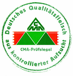 Deutsches Qualitätsfleisch aus kontrollierter Aufzucht CMA-Prüfsiegel
