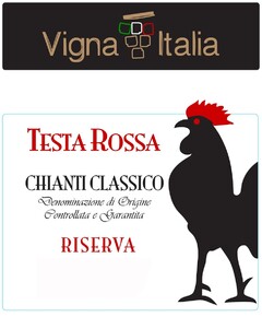 Vigna Italia Testa Rossa Chianti Classico Denominazione di Origine Controllata e Garantita Riserva