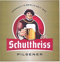 Schultheiss Pilsener GEBRAUT IN BERLIN SEIT 1842