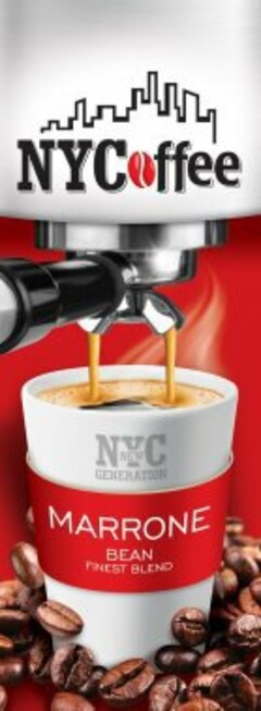 NYCoffee NYC NEW GENERATION MARRONE BEAN FINEST BLEND