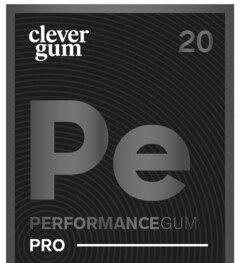 Pe PERFORMANCEGUM PRO clever gum 20