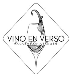 VINO EN VERSO drinkable artwork