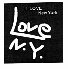 I LOVE New York LOVE N.Y