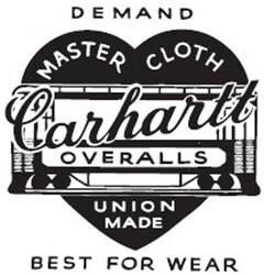 Carhartt Overalls Master Cloth Union Made Demand Best for Wear