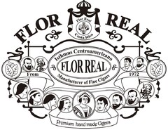 FLOR REAL Flor Real Costa Rica Isthmus Centroamericano Manufacturer of Fine Cigars From 1972 Premium hand made Cigars