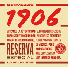 Cervezas 1906 Reserva Especial La Milnueve