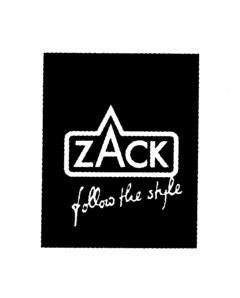 ZACK follow the style