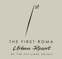 1st THE FIRST ROMA Urban Resort BY THE PAVILIONS HOTELS