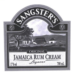 SANGSTER'S ORIGINAL JAMAICA RUM CREAM