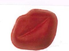 Il marchio è costituito dalla forma di un prodotto alimentare, di colore rosso, a mo' di bocca chiusa con labbra carnose.