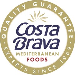 COSTA BRAVA MEDITERRANEAN FOODS QUALITY GUARANTEE  EXPERTS SINCE 1969