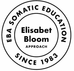 EBA SOMATIC EDUCATION ELISABET BLOOM APPROACH SINCE 1983