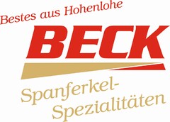 BECK Spanferkel-Spezialitäten Bestes aus Hohenlohe