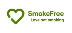 SmokeFree Love not smoking