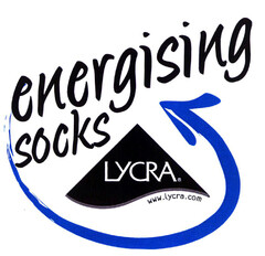 energising socks LYCRA www.lycra.com