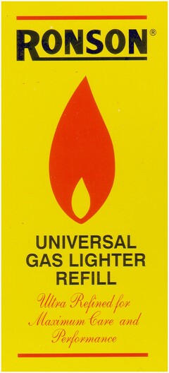 RONSON UNIVERSAL GAS LIGHTER REFILL Ultra Refined for Maximum Care and Performance