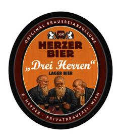 HERZER BIER "Drei Herren"