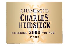 CHAMPAGNE CHARLES HEIDSIECK MILLÉSIME 2000 VINTAGE BRUT