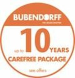 BUBENDORFF up to 10 YEARS CAREFREE PACKAGE see offers