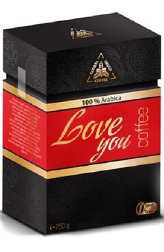 100% Arabica Love you coffee