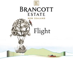 BE Brancott Estate New Zealand Flight