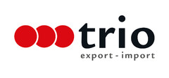 trio export - import
