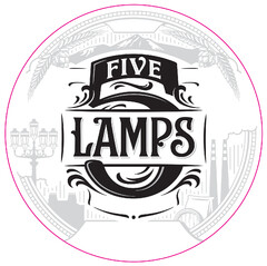 FIVE LAMPS