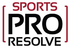 SPORTS PRO RESOLVE