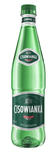 CISOWIANKA NISKOSODOWA NATURALNA WODA MINERALNA CISOWIANKA NISKOSODOWA NIEGAZOWANA 700 ml