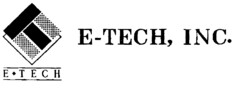 E-TECH, INC. E-TECH