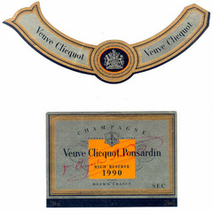 Veuve Clicquot Veuve Clicquot CHAMPAGNE FONDÉE EN 1772 VCP Veuve Clicquot Ponsardin RICH RESERVE 1990 REIMS FRANCE SEC