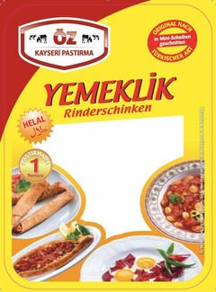 YEMEKLIK ÖZ Rinderschinken