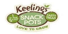 Keelings SNACK POTS Love to Grow 1 of your 5 a Day Tasty Treat!