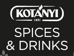 KOTÁNYI SPICES & DRINKS