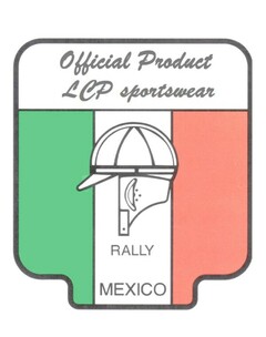 Official product LCP sportswear Rally Mexico